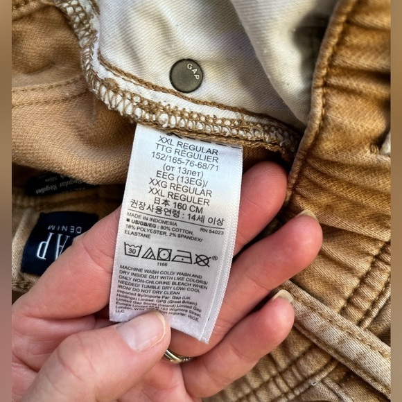 Gap Denim Pull On Slim Fit Pants XXL - Picture 9 of 10